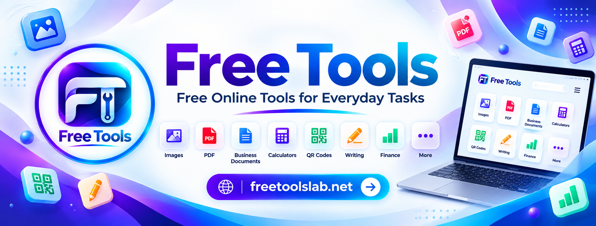 Free Tools - Free online tools for images, PDF, business, calculators, QR, writing and finance